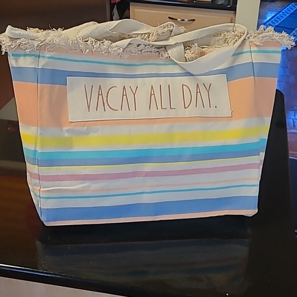 🏖Rae Dunn Vacay Canvas Tote - Picture 3 of 8